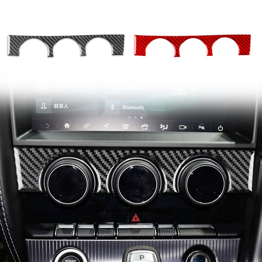 For Jaguar F-TYPE 2013+ Left and Right Drive Universal Air Conditioner Knob Decorative Sticker(Black) by buy2fix