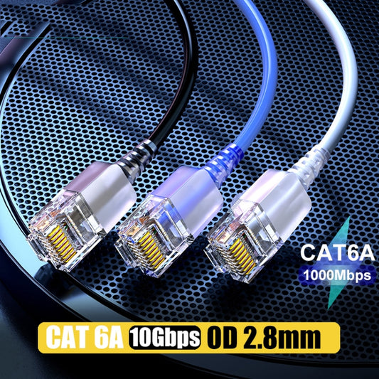 SAMZHE Cat6A Ethernet Cable UTP Network Patch Cable 10m(White) by SAMZHE
