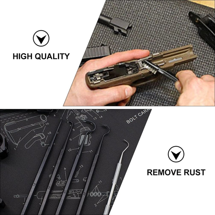 Double-end Steel Wire Pipe Brush Scratch Brush for Detailing Cleaning Welding Slag and Rust by buy2fix