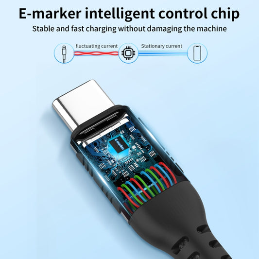 For Type-C Interface Devices AhaStyle Nylon Braided Dual Charging Cable, Power: 60W by AhaStyle