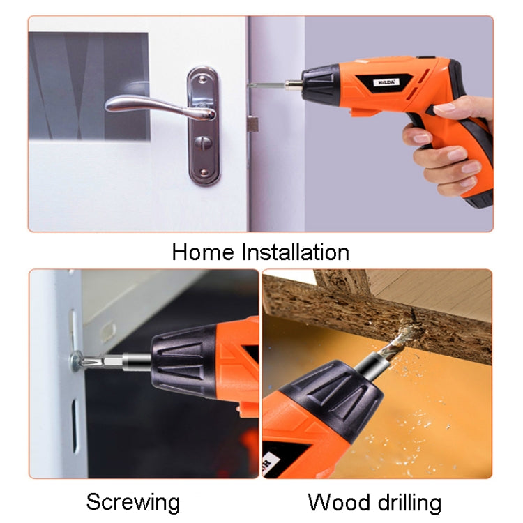 HILDA 47pcs /Set Multi-Function Li-Ion Screwdriver Mini Screwdriver(Black) by HILDA