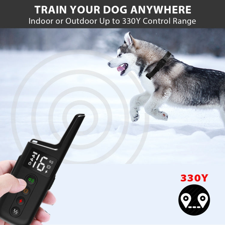 Pet Wrap-around Electric Shock Column Powerful Electronic Training Collar, Style: Receiver + Remote by buy2fix