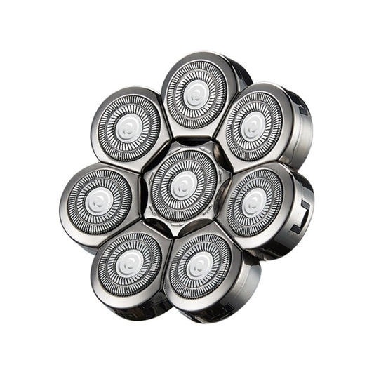 Universal Wet Dry Electric Shavers Replacement Blade Head, Spec: 8 Blades Head Black by buy2fix