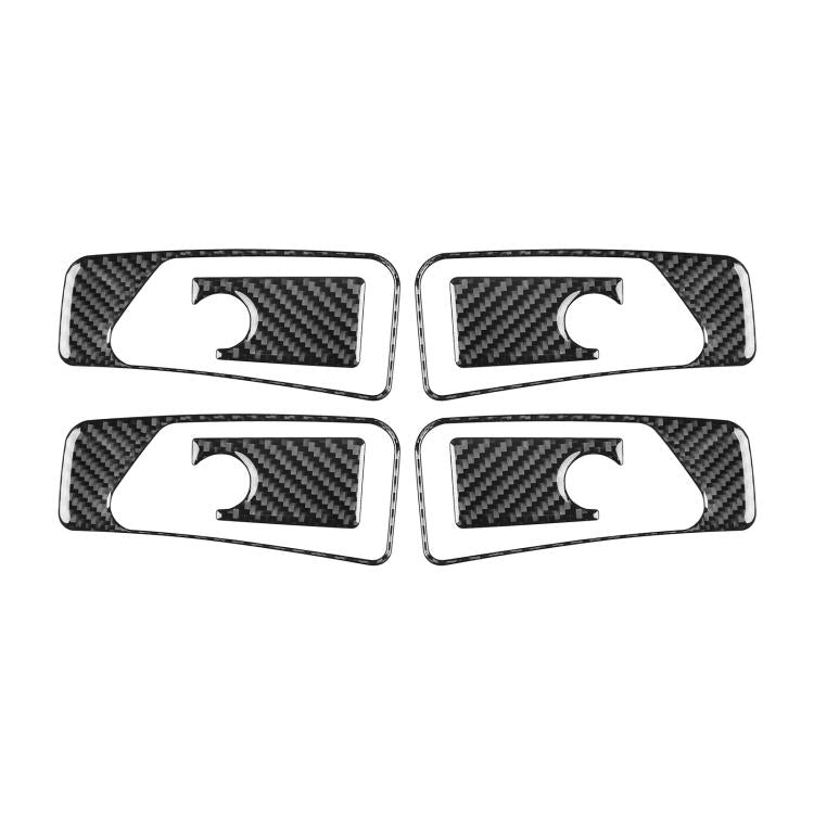 For Mercedes-Benz G-Class W463 8pcs /Set Inner Handle Set Stickers(Black) - Car Interior Mouldings by buy2fix | Online Shopping UK | buy2fix