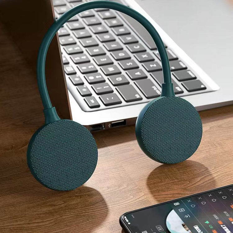ROCKMIA EBS-906 Neckband Bluetooth Speaker Waterproof Music Player Built-in Microphone(Grey) - Mini Speaker by ROCKMIA | Online Shopping UK | buy2fix