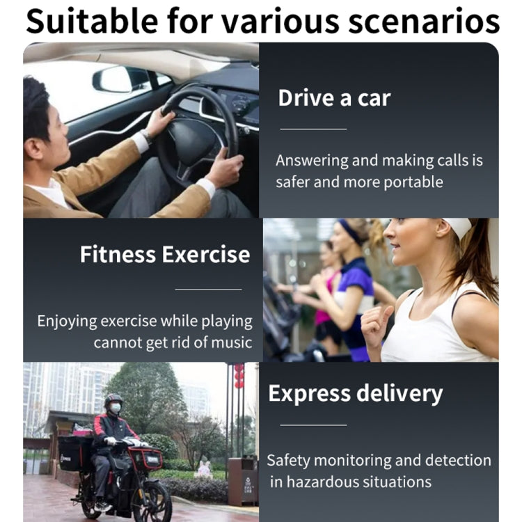 Digital Display Invisible Mini Leisure Stereo Binaural Bluetooth Earphones With Charging Compartment(White) by buy2fix