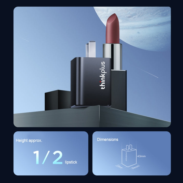 Lenovo Thinkplus Nano GaN USB-C/Type-C 65W Charger Mobile Phone Tablet Power Adapter,CN Plug by Lenovo