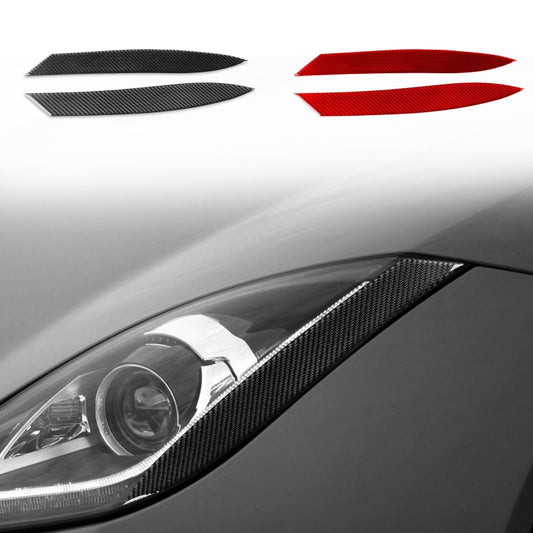 For Jaguar F-TYPE 2013+ Universal Light Eyebrow Sticker For Left And Right Drive(Red) by buy2fix