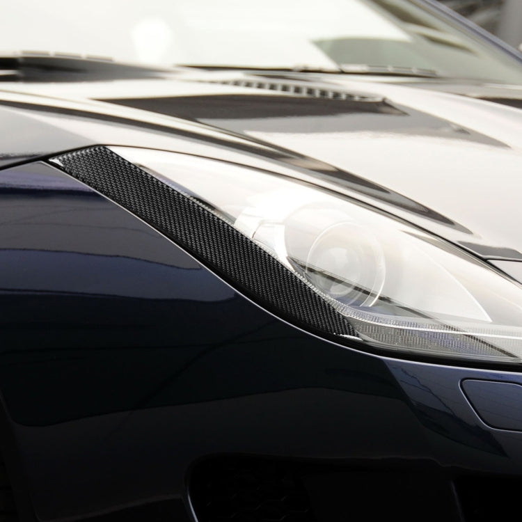 For Jaguar F-TYPE 2013+ Universal Light Eyebrow Sticker For Left And Right Drive(Red) by buy2fix