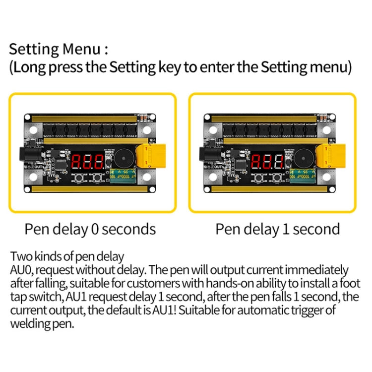 GX591 Full Functional Version 12V Handheld Portable 18650 Mobile Lithium Battery Point Welding Machine, Style: With Acrylic Shell - Others by buy2fix | Online Shopping UK | buy2fix