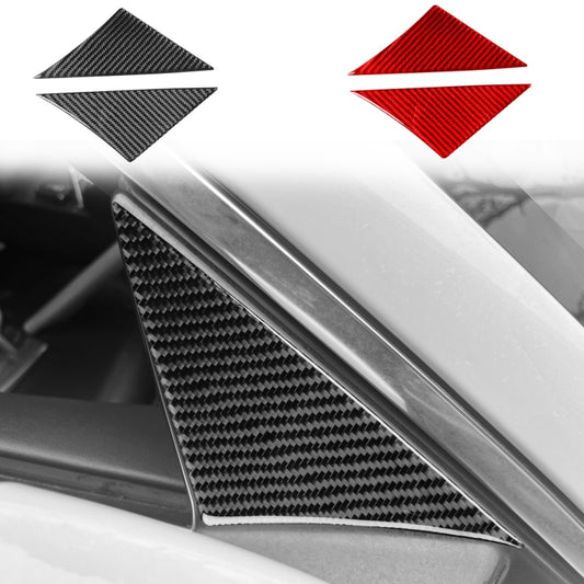 For Jaguar F-TYPE 2013+ Universal A-Pillar Sticker For Left And Right Drive(Black) by buy2fix
