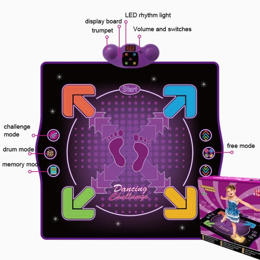 Bluetooth Electronic Dance Mat Children Music Dance Pad, Spec: Lighting Type - Others by buy2fix | Online Shopping UK | buy2fix
