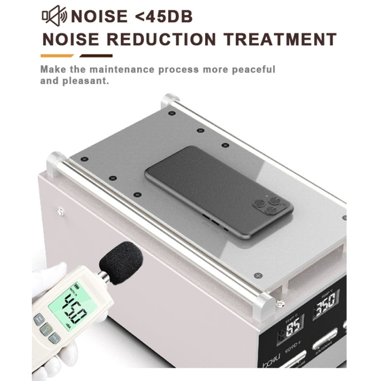 Baku BA-909D+ 750W 3 in 1 Hot Air Soldering Station Screen Remover for Mobile Phone EU Plug 220V - Soldering Iron Set by Baku | Online Shopping UK | buy2fix