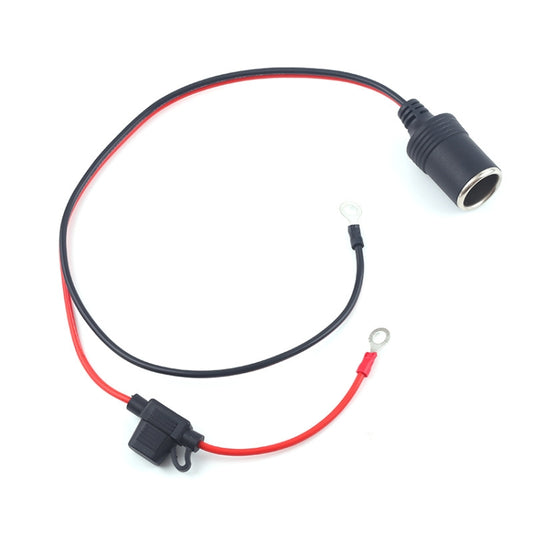Car Cigarette Lighter Female Socket With 20A Fuse Tube, Cable Length: 50cm by buy2fix
