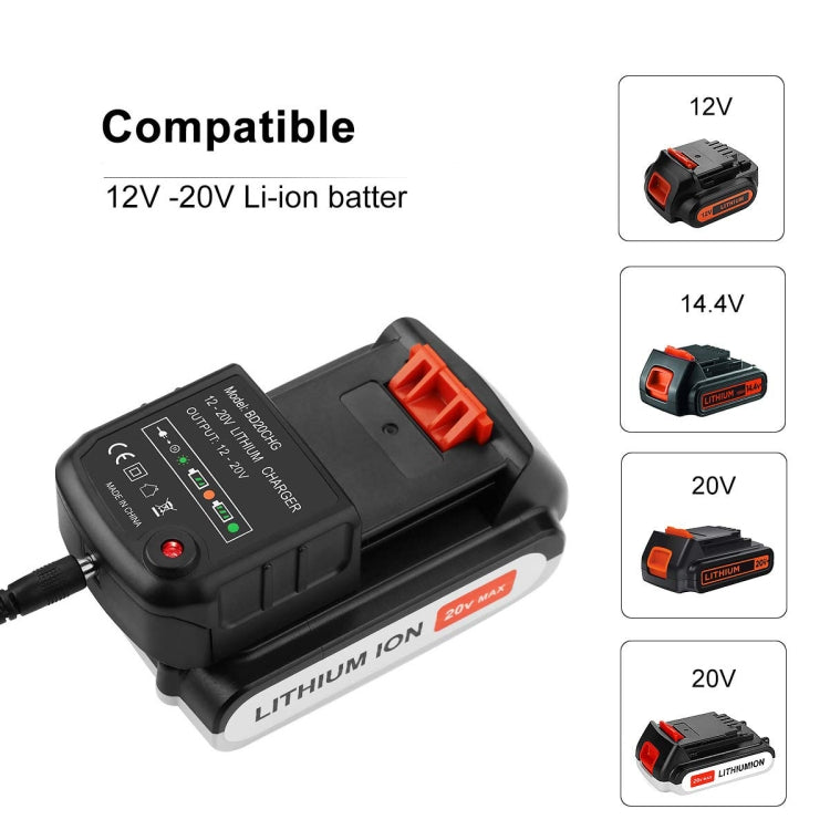 BD20CHG For Battery 20V Lithium Battery Charger Electric Tool Accessories, Plug: EU by buy2fix