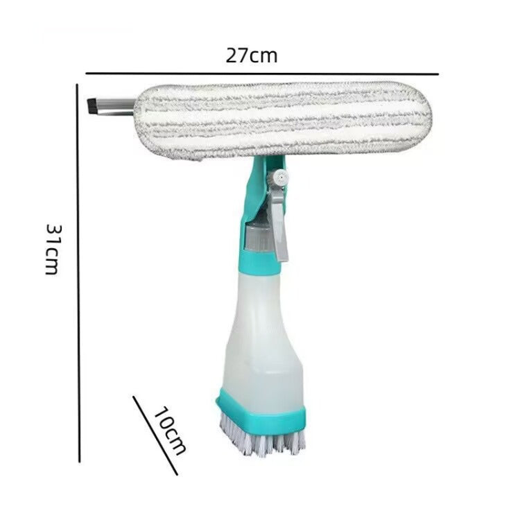 4 In 1 Double-sided Glass Wiper Window Squeegee Portable Spray Mirror Car Glass Cleaner YJ520 - Sponges, Cloths & Brushes by buy2fix | Online Shopping UK | buy2fix