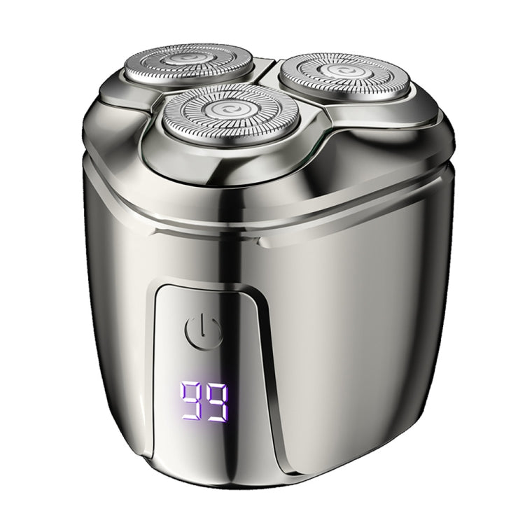 Mini Magnetic Head Shaver Smart LED Display Electric Shaver, Color: Gun-color - Shavers & Accessories by buy2fix | Online Shopping UK | buy2fix