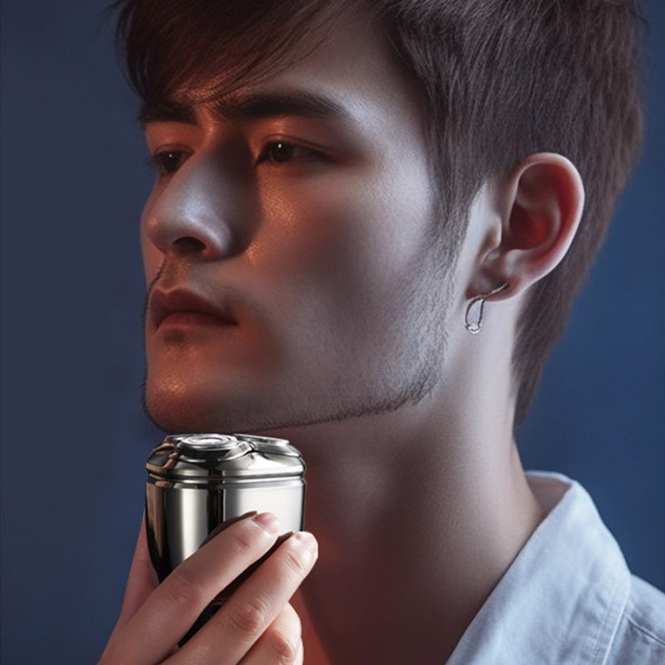 Mini Magnetic Head Shaver Smart LED Display Electric Shaver, Color: Gun-color - Shavers & Accessories by buy2fix | Online Shopping UK | buy2fix