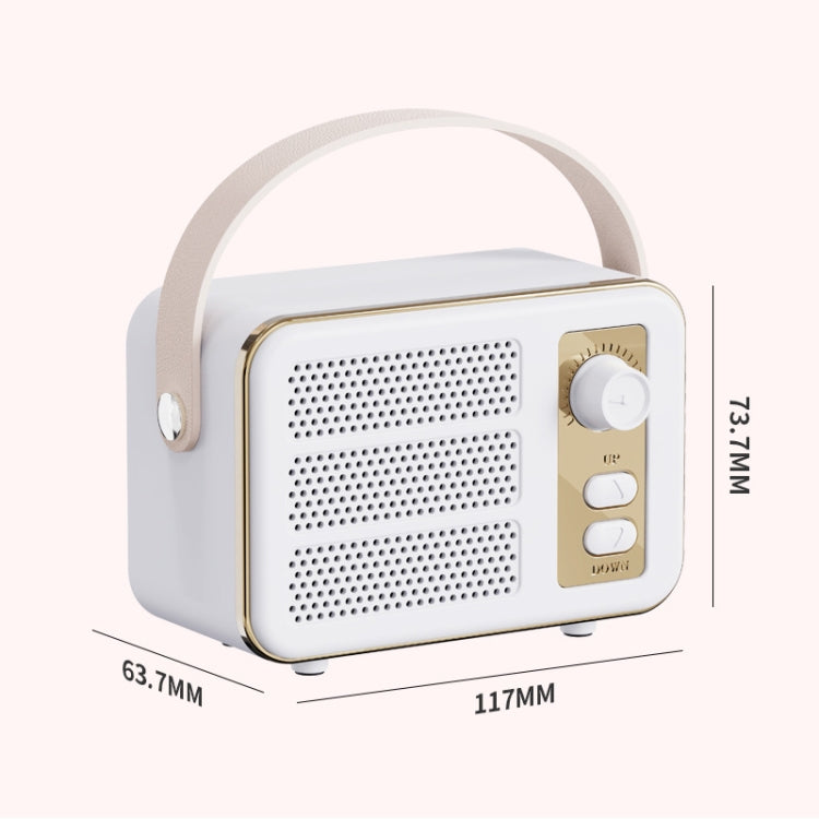 Mini Retro HIFI Level Stereo Sound Handheld Portable Bluetooth Speaker, Color: Green - Mini Speaker by buy2fix | Online Shopping UK | buy2fix