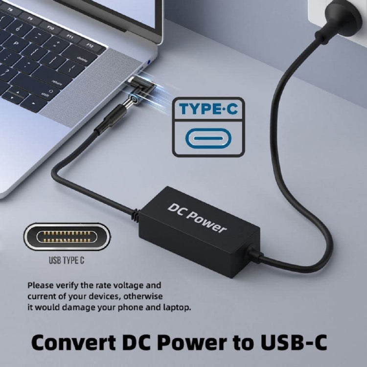5.5x2.5mm F 65W Female To Type-C Male DC Power To PD Power Laptop Multifunction Adapter - Universal Power Adapter by buy2fix | Online Shopping UK | buy2fix