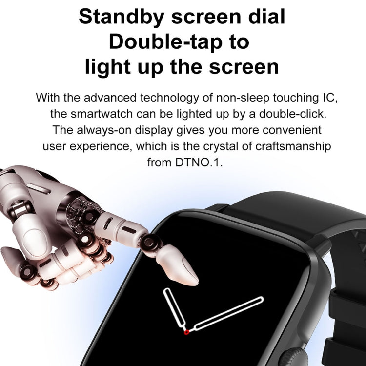 DT102 1.9-Inch Heart Rate/Blood Oxygen Monitoring Bluetooth Call Watch With NFC Function, Color: Silver - Smart Watches by buy2fix | Online Shopping UK | buy2fix