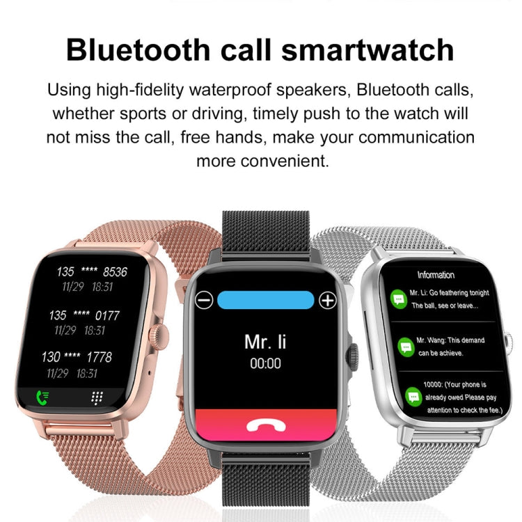 DT102 1.9-Inch Heart Rate/Blood Oxygen Monitoring Bluetooth Call Watch With NFC Function, Color: Silver - Smart Watches by buy2fix | Online Shopping UK | buy2fix