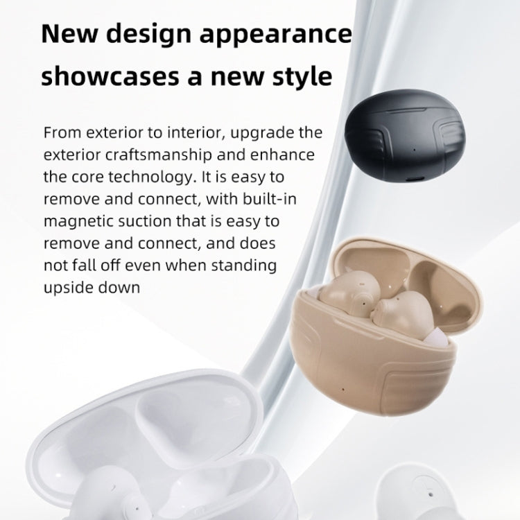 DE818 Bluetooth V5.3 In-Ear Headset ANC+ENC Noise Reduction Headphone With Charging Case(White) - Bluetooth Earphone by buy2fix | Online Shopping UK | buy2fix