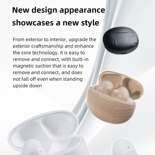 DE818 Bluetooth V5.3 In-Ear Headset ANC+ENC Noise Reduction Headphone With Charging Case(White) by buy2fix