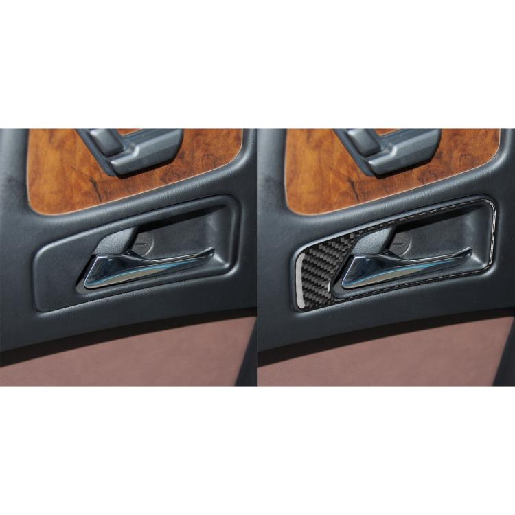 For Mercedes-Benz G-Class W463 4pcs /Set Interior Door Handle Sticker(Black) - Car Interior Mouldings by buy2fix | Online Shopping UK | buy2fix