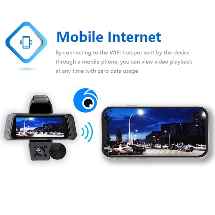 3 Recording 1080P Camera HD Mobile Phone Playback Driving Recorder(G70) - Car DVRs by buy2fix | Online Shopping UK | buy2fix