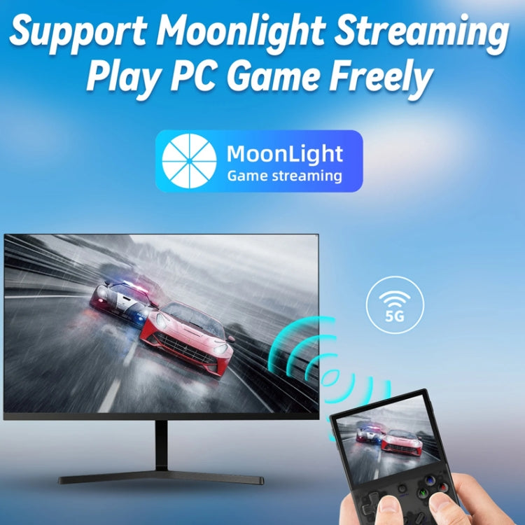 ANBERNIC RG35XX PLUS Handheld Game Console 3.5-Inch IPS Screen Support HDMI TV 64GB+128GB(White) - Pocket Console by ANBERNIC | Online Shopping UK | buy2fix