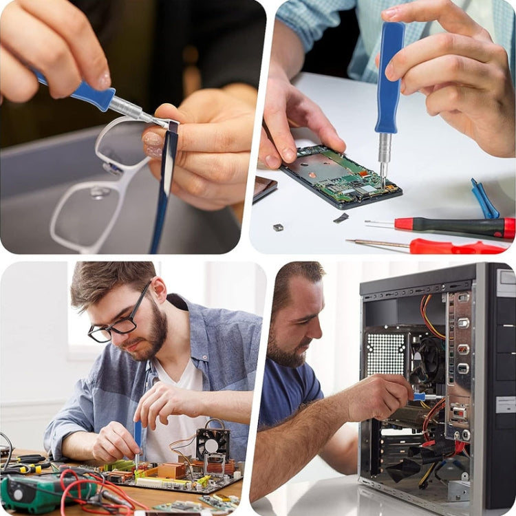 HOSHE 16 In 1 Mini Screwdriver Set Multiple Screwdriver Bits Watch Eyeglasses Repair Tool by HOSHE