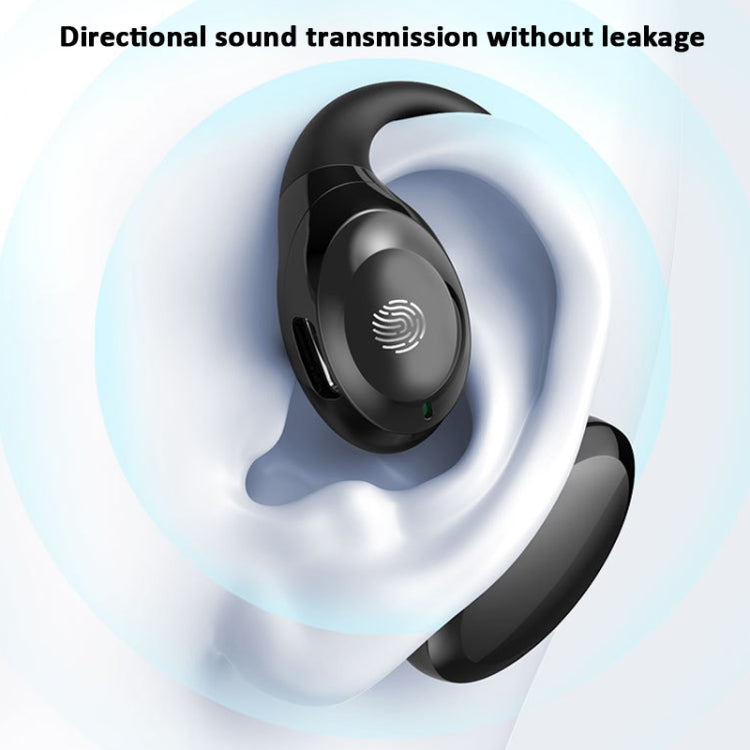 Ear-hook Wireless Earphones OWS Waterproof Touch Control Sports Earbuds(White) - Bluetooth Earphone by buy2fix | Online Shopping UK | buy2fix