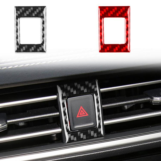For Volkswagen Sagitar 2019-2023 Left-hand Warning Light Button Decorative Sticker(Red) - Car Interior Mouldings by buy2fix | Online Shopping UK | buy2fix