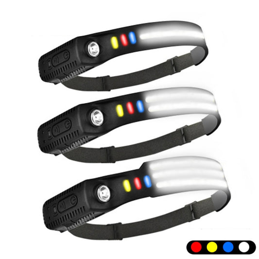 Sensor Headlight Rechargeable Outdoor Camping Fishing Lantern, Spec: 812-3 by buy2fix