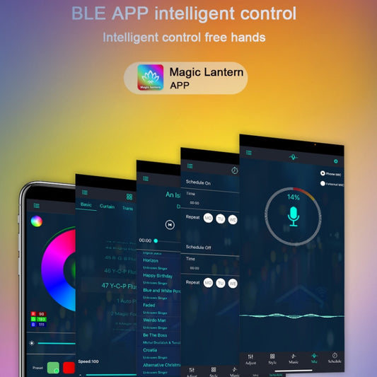 8pcs+4 Corners Bluetooth 12V RGBIC Splicing Wall Light Intelligent Remote Control Indoor Decorative Ambient Lights(EU Plug) by buy2fix