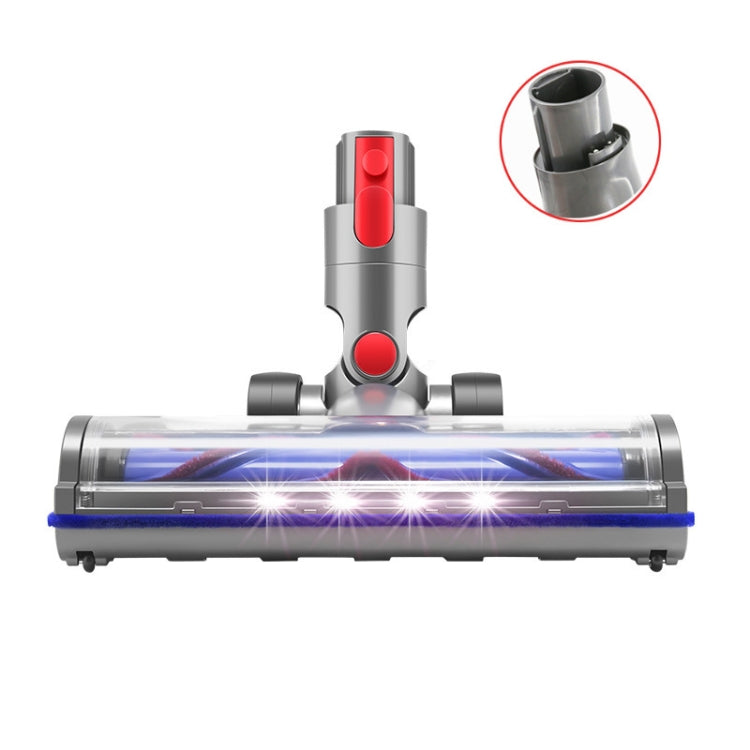 For Dyson V10 Slim / V12 Vacuum Cleaner V-shaped Anti-tangle Direct Drive Floor Brush - For Dyson Accessories by buy2fix | Online Shopping UK | buy2fix
