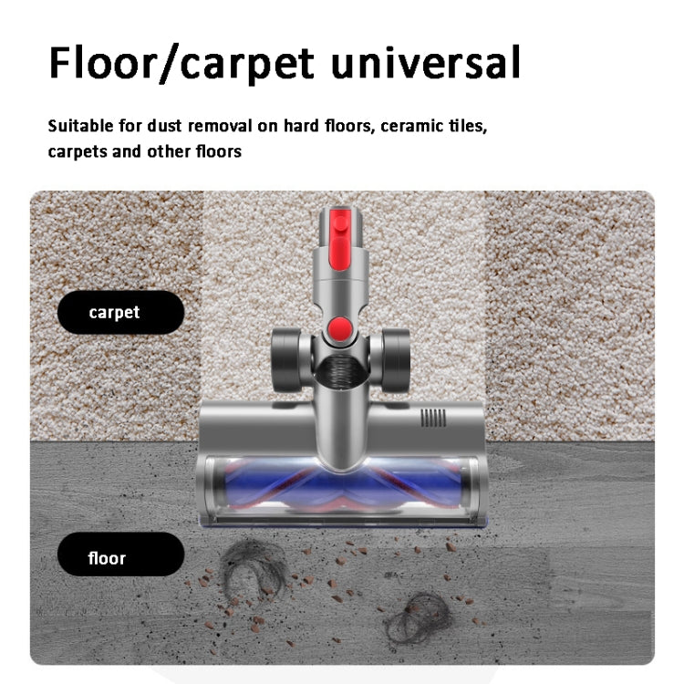 For Dyson V10 Slim / V12 Vacuum Cleaner V-shaped Anti-tangle Direct Drive Floor Brush - For Dyson Accessories by buy2fix | Online Shopping UK | buy2fix