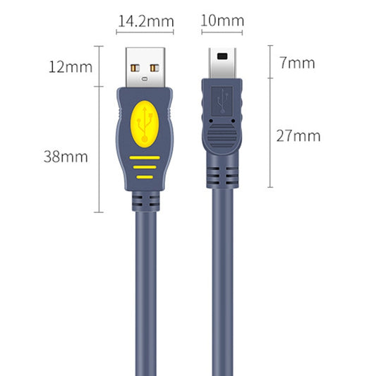JINGHUA USB2.0 To T-Port Connection Cable MINI5Pin Data Hard Disk Cable, Length: 1.5m by JINGHUA
