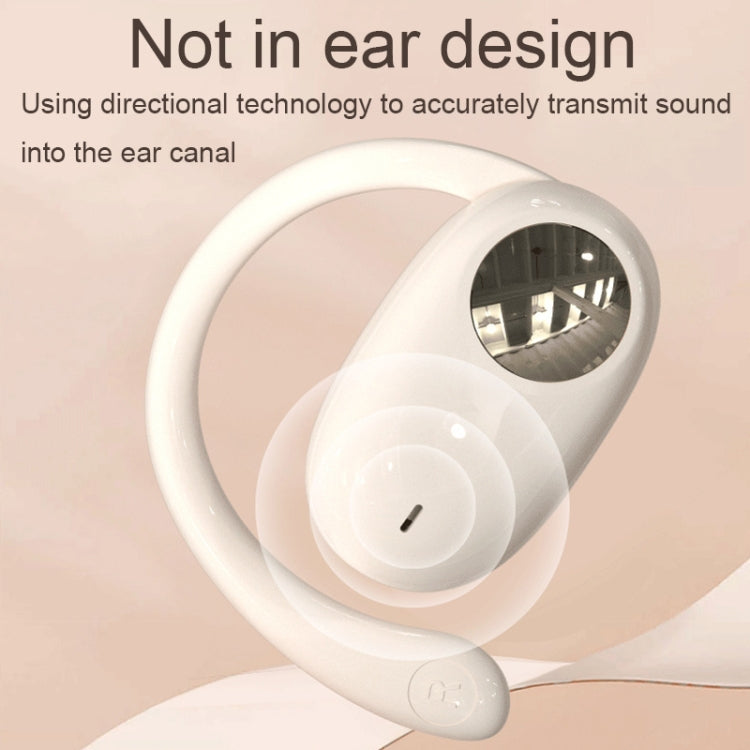 JS911 OWS Ear-mounted Dual-mic Call Noise Reduction LED Digital Display Bluetooth Earphones(Skin-color) - Bluetooth Earphone by buy2fix | Online Shopping UK | buy2fix