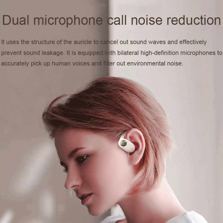 JS911 OWS Ear-mounted Dual-mic Call Noise Reduction LED Digital Display Bluetooth Earphones(Skin-color) - Bluetooth Earphone by buy2fix | Online Shopping UK | buy2fix