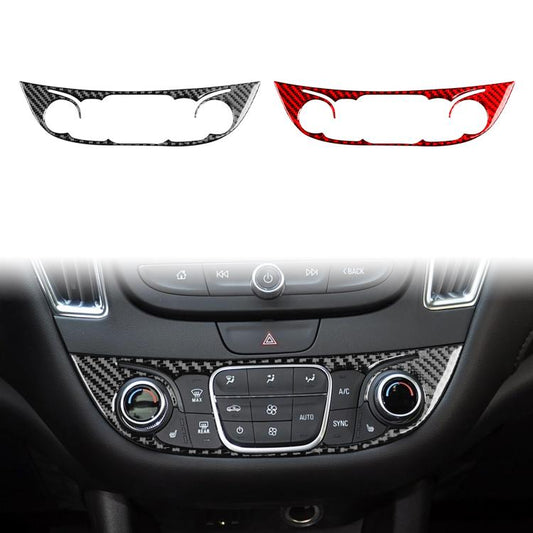 For Chevrolet Malibu 2016-2022 B Model Left-hand Drive Center Control Knob Panel Sticker(Red) - Car Interior Mouldings by buy2fix | Online Shopping UK | buy2fix