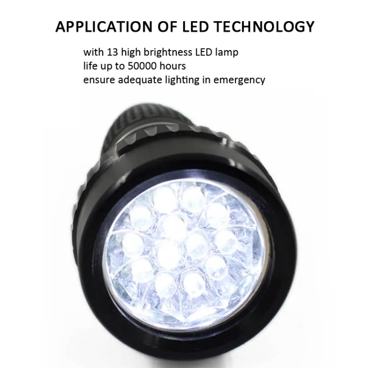 Hotel LED Rechargeable Wall-Mount Torchlight Emergency Flashlight by buy2fix