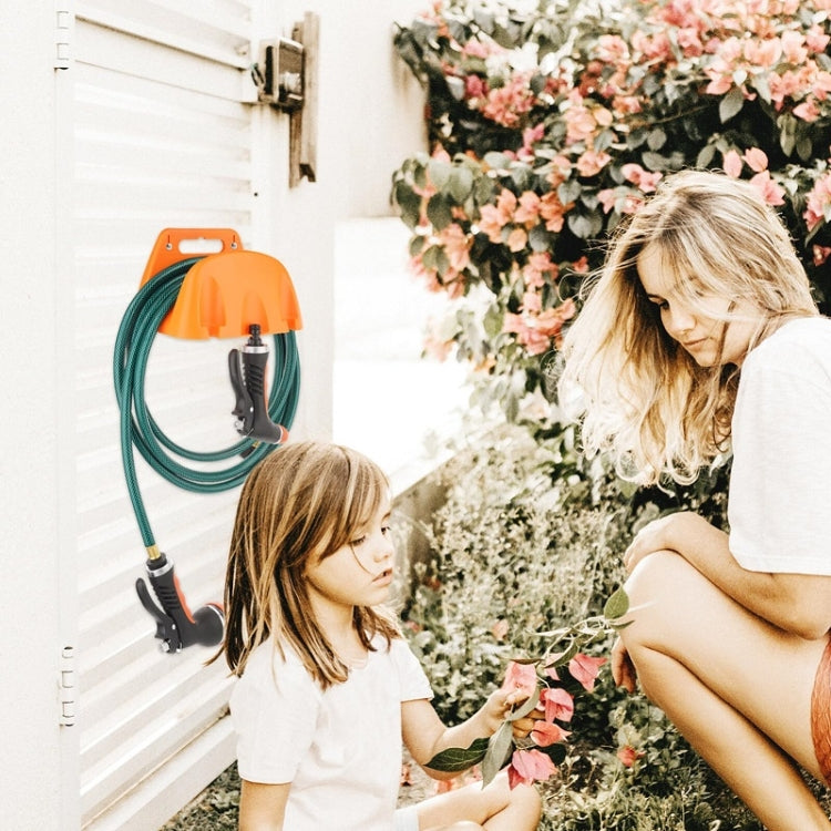 Wall Mounted Plastic Water Pipe Holder Garden Irrigation Accessories(Orange) by buy2fix