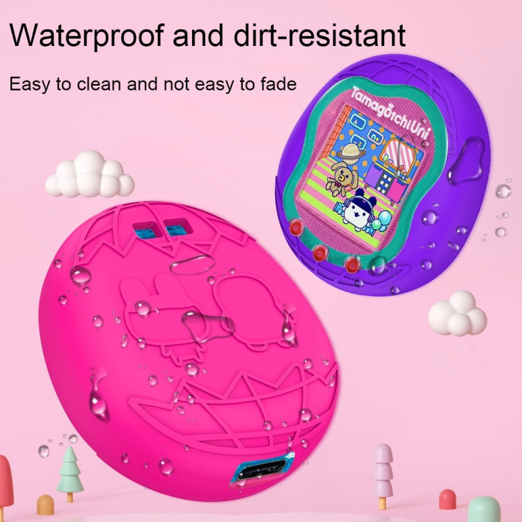 For Tamagotchi Uni (2023) Pet Game Machine Silicone Protection Case(Luminous Rose Red) - Cases by buy2fix | Online Shopping UK | buy2fix