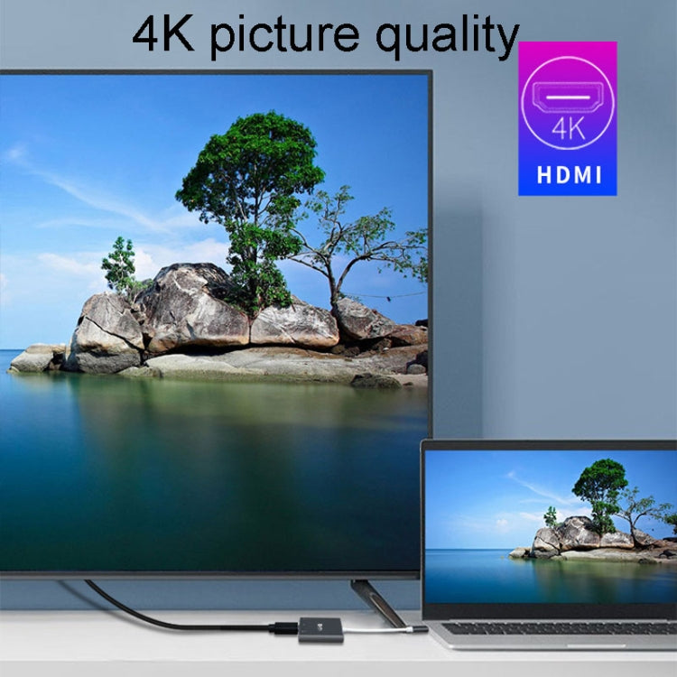 JINGHUA Z321 Multifunctional HUB Docking Station Converter, Interface: Type-C To HDMI+PD+USB by JINGHUA