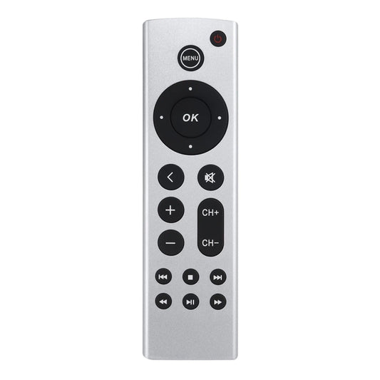 For Apple TV Remote Control 4K / HD A2169 A1842 A1625 Without Voice(Silver) - TV by buy2fix | Online Shopping UK | buy2fix