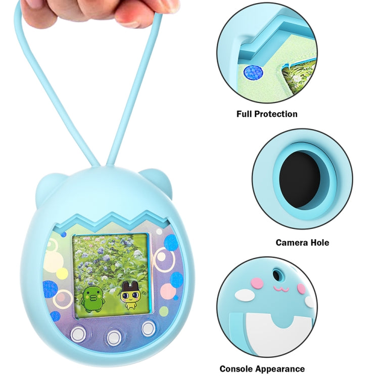 For Tamagotchi Pix Cartoon Electronic Pet Gaming Machine Silicone Protective Cover, Color: Purple - Cases by buy2fix | Online Shopping UK | buy2fix