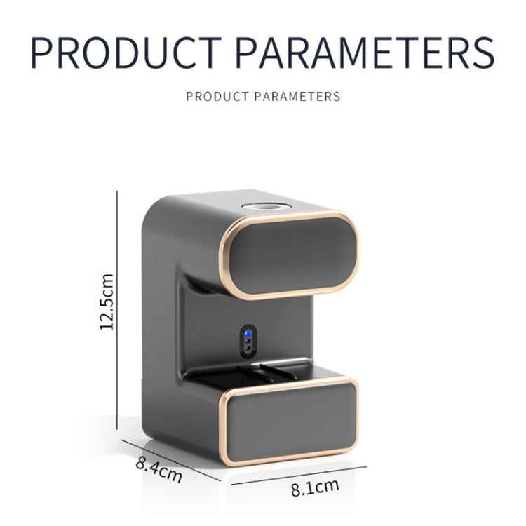 Smart Induction Toothpaste Squeezer Wall-mounted Toothbrush Holder Without Sterilizing Black by buy2fix