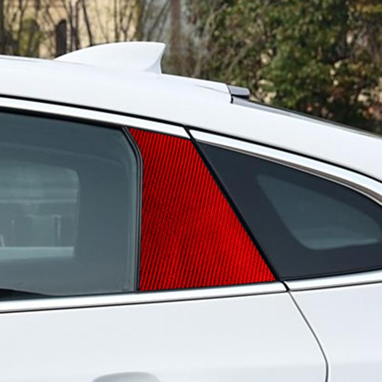 For Chevrolet Malibu XL 2016-2022 6pcs /Set Left-hand Drive B-pillar Carbon Sticker(Black) - Car Interior Mouldings by buy2fix | Online Shopping UK | buy2fix